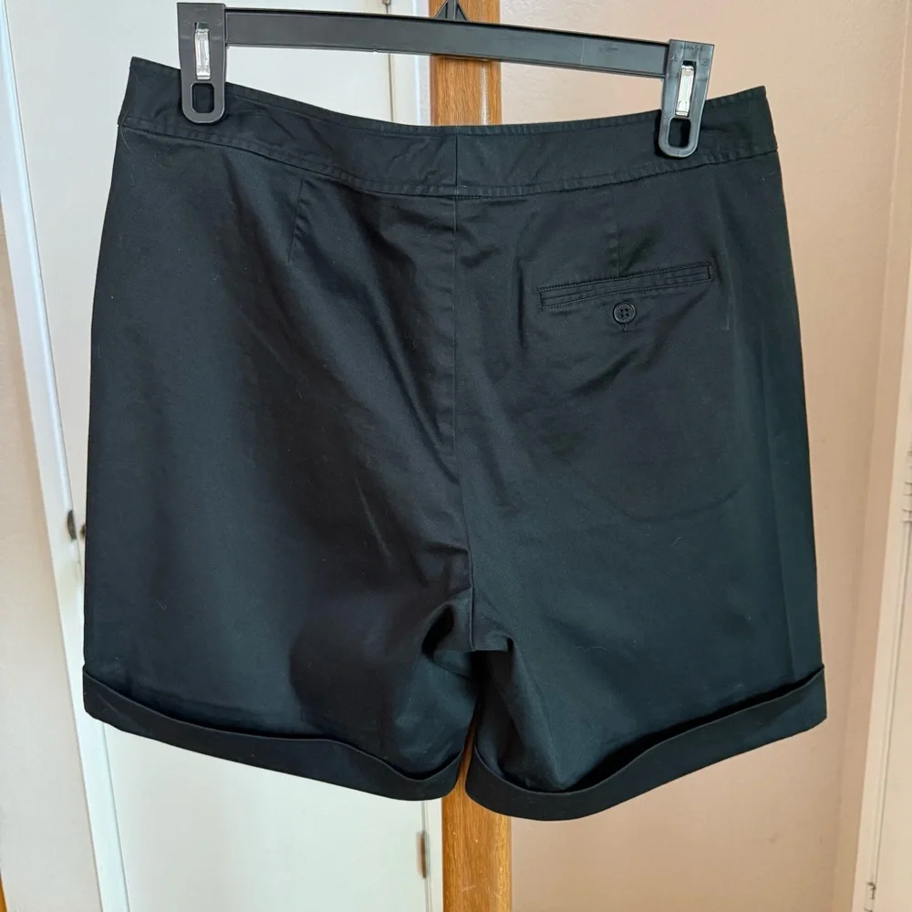 Lauren Ralph Lauren‎ Black Women's Bermudas-Size 14W